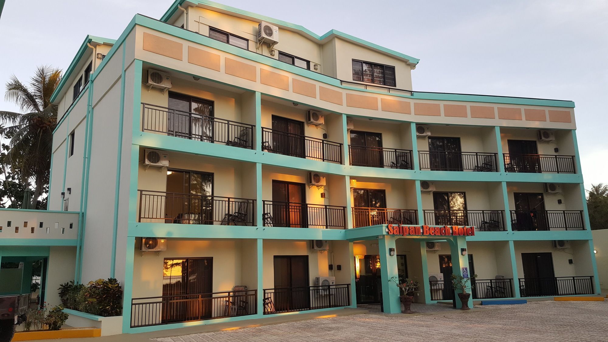 Saipan Beach Hotel ภายนอก รูปภาพ